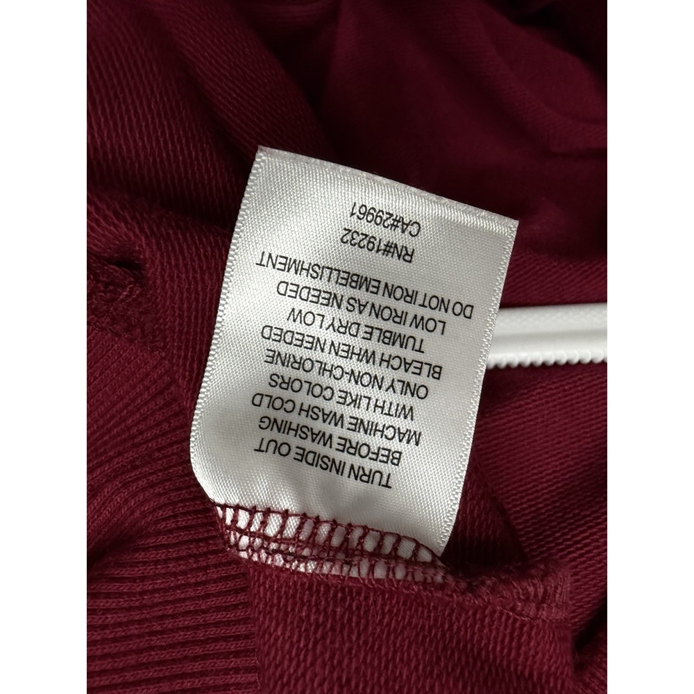 Vintage Alfred Dunner Women's Large Burgundy Embroidered Fall Sweatshirt Granny - Picture 5 of 7